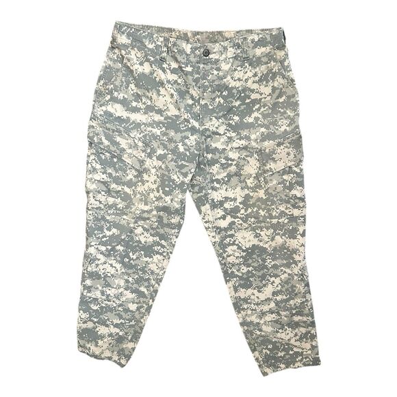 USGI ACU Digital Camo Ripstop Insect Guard Combat Pants Trousers Large Short - Picture 1 of 5